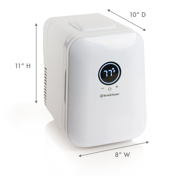 Brod & Taylor | SH-100 Sourdough Home device, a compact white square appliance with digital controls, ideal for kitchen enthusiasts seeking precision in sourdough preparation.