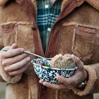 Crow Canyon Home | U of Georgia Enamelware 16oz Mug, Red Rim