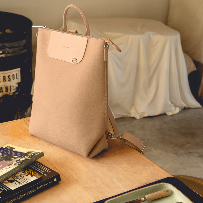 Graf Lantz | Kobon Leather Square Tray - Natural