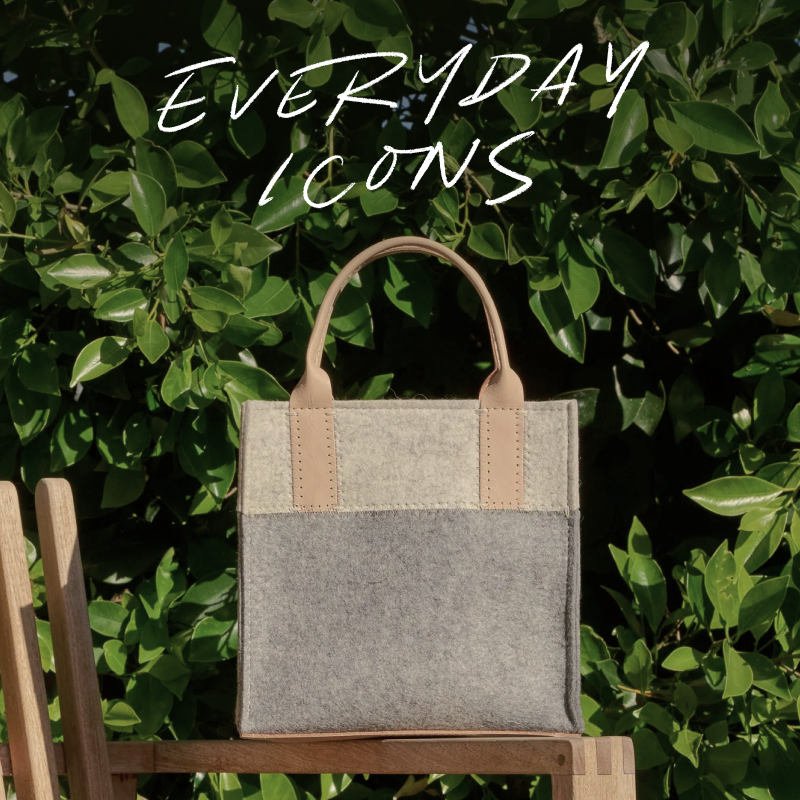 Graf Lantz | Kobon Leather Square Tray - Natural