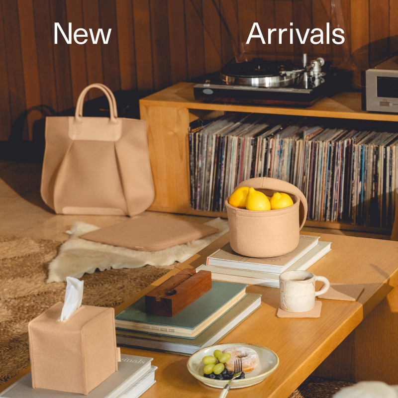 Graf Lantz | Kobon Leather Square Tray - Natural