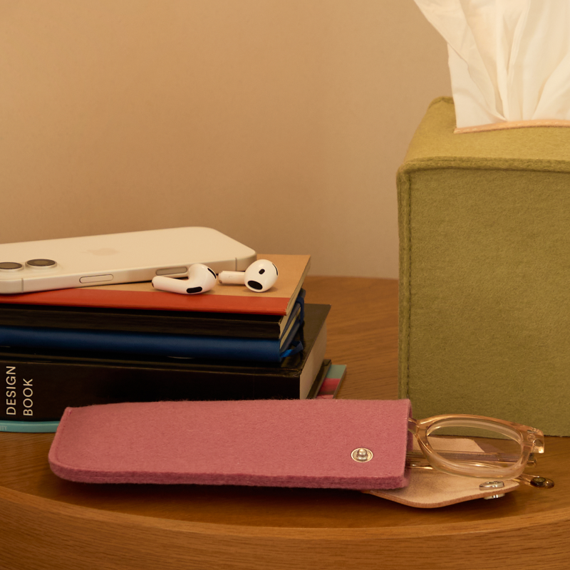 Graf Lantz | Kobon Leather Square Tray - Natural