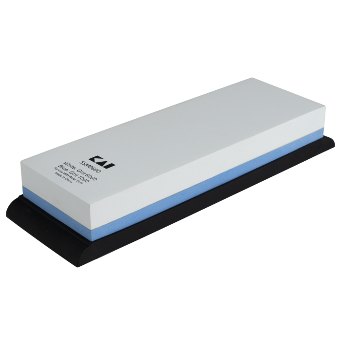 Shun | Combination Whetstone + Rubber Base.