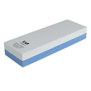 Shun Combination Whetstone & Rubber Base showing dual-grit surfaces for sharpening and polishing blades. Includes a stable rubber tray for effective use.