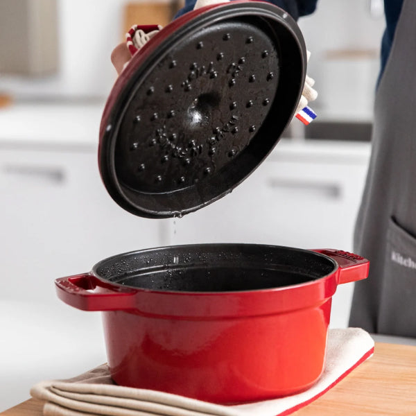 Staub | Cast-Iron Mini Round Cocottes - White Truffle