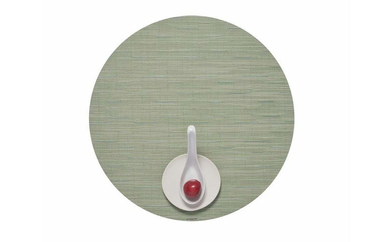 Chilewich | Bamboo Round Placemat - Spring Green