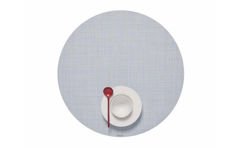 Chilewich | Mini Basketweave Round Placemats - Sky