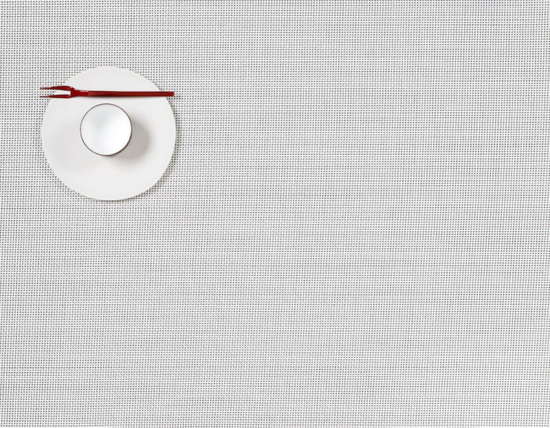 Chilewich | Mini Basketweave Rectangle Placemats - White