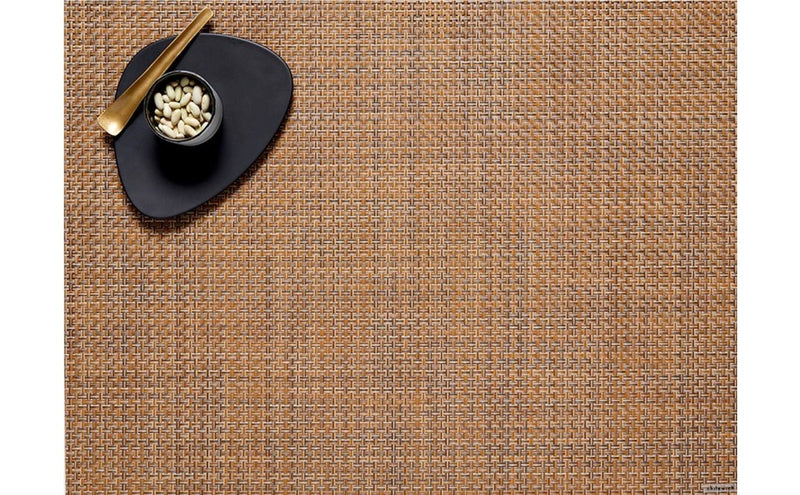 Chilewich | Basketweave Rectangle Placemats - Teak - 14" x 19"