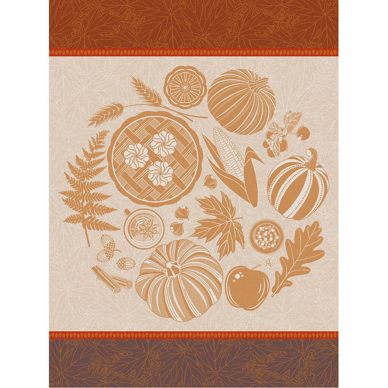 Le Jacquard Francais | Thanksgiving Tea Towel, Yellow