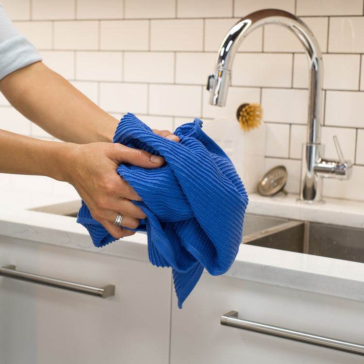 Danica | Ripple Dishtowel, Royal Blue