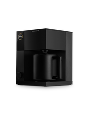 FELLOW | Aiden Precision Coffee Maker, Matte Black, shown with a matching carafe, offers automated pour-over style precision for effortless, customizable brewing.
