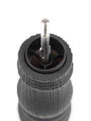 Peugeot | Paris Nature Collection Pepper Mill, Nature Black, featuring a durable, eco-friendly beech wood design with an adjustable metal grind setting mechanism.