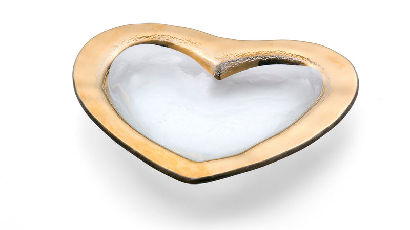 Annie Glass | Shells Buffet Plate - Gold Frosted