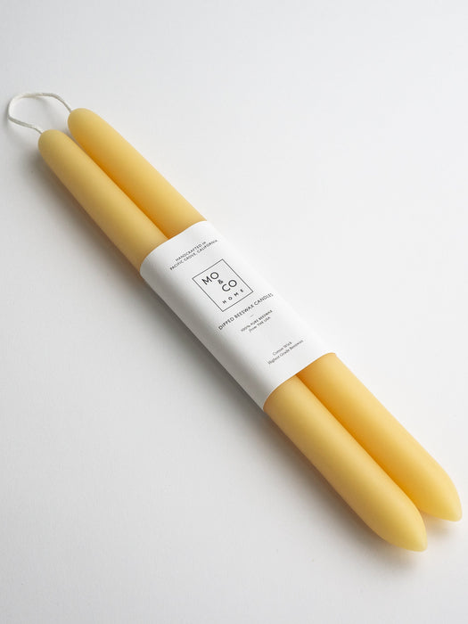 Mo&Co | 100% Beeswax Dipped Candles