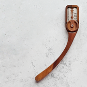 Wire Monkey | Goose Lame with a polished walnut handle and Astra blade, designed for precision dough scoring with stainless steel hardware and magnetic blade guard.