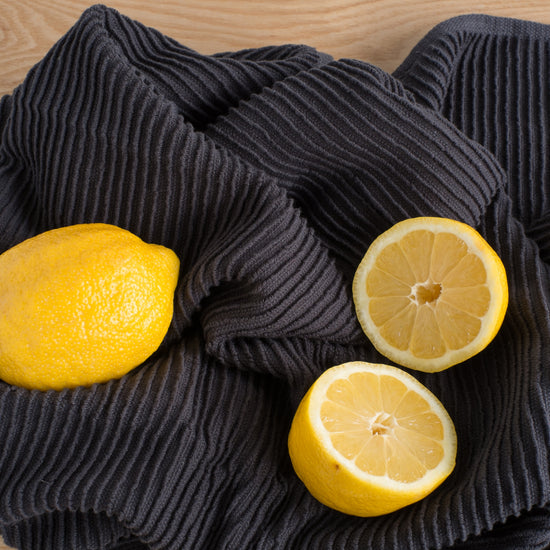 Danica | Ripple Dishtowel, Black