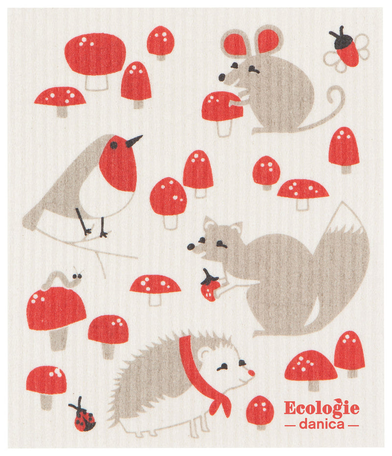 Ecologie | Toadstool Time Swedish Dishcloth