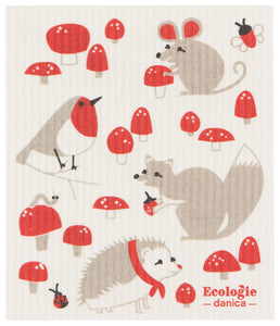 Ecologie | Toadstool Time Swedish Dishcloth