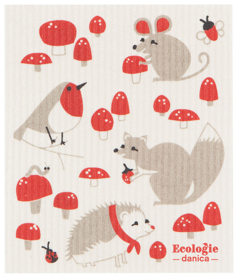 Ecologie | Toadstool Time Swedish Dishcloth