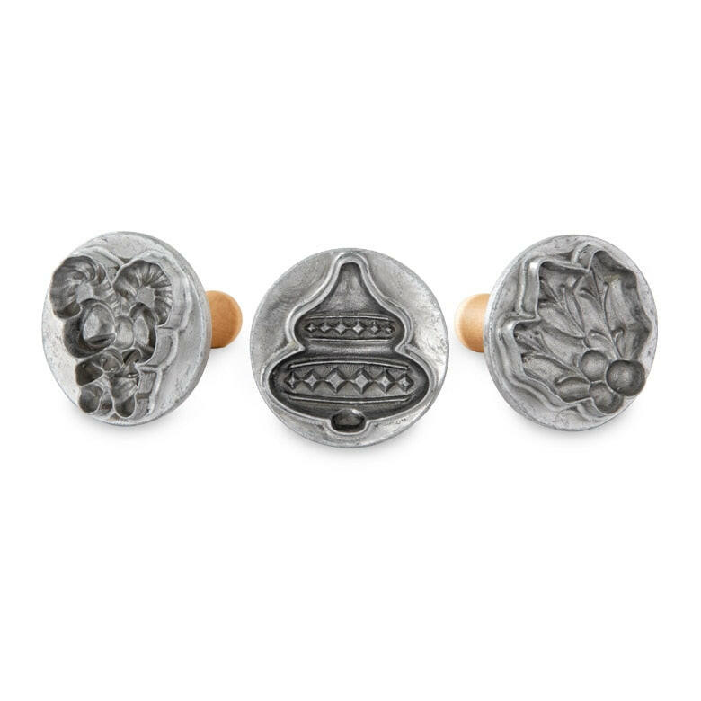 Nordic Ware Cookie Stamp 3pc Set - Holiday 3D Cut Outs - Thumbnail 2