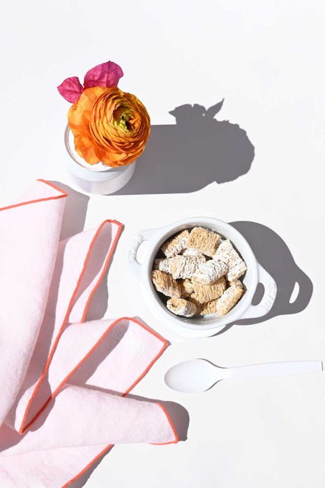 Atelier Saucier | Blush Linen Orange Napkin Set