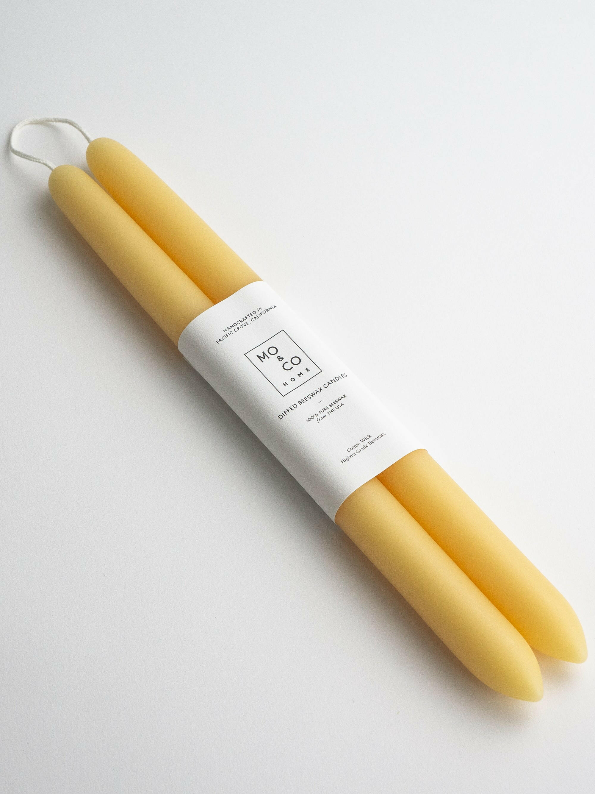 Mo&Co Home Beeswax Tapers