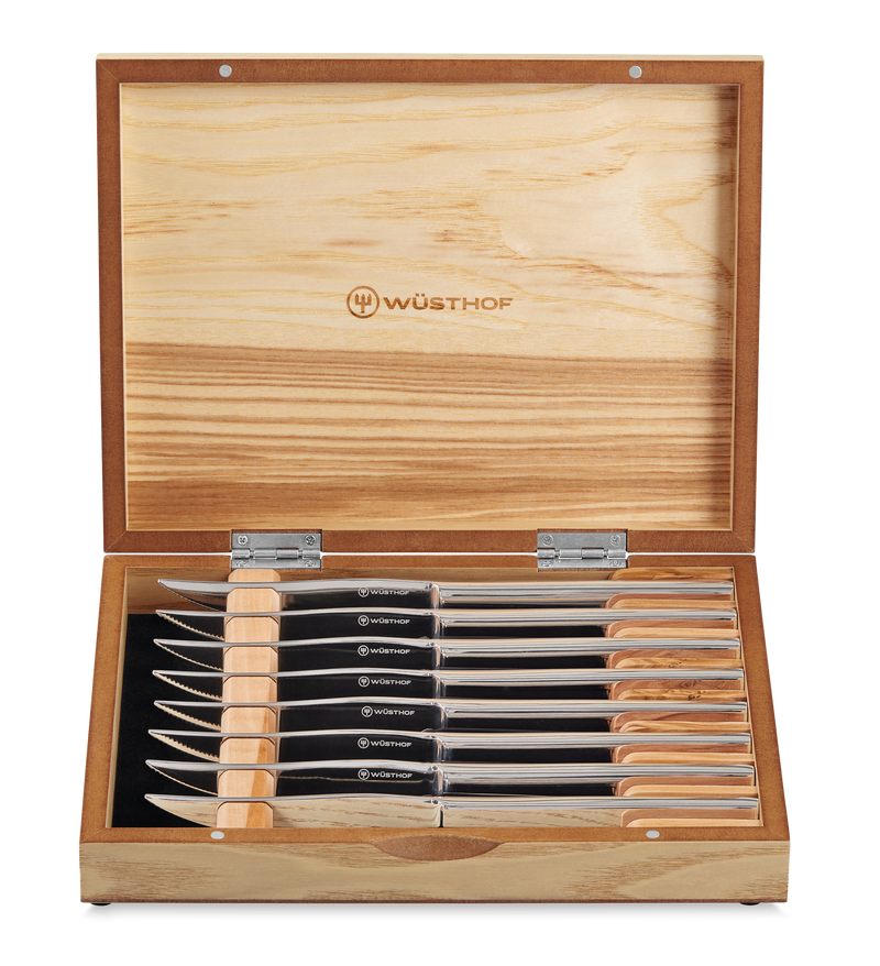 Wüsthof | 8-Piece Stainless Mignon Steak Knife Set.