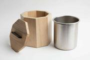 Alabama Sawyer | White Oak and Stainless Steel Ice Bucket.
