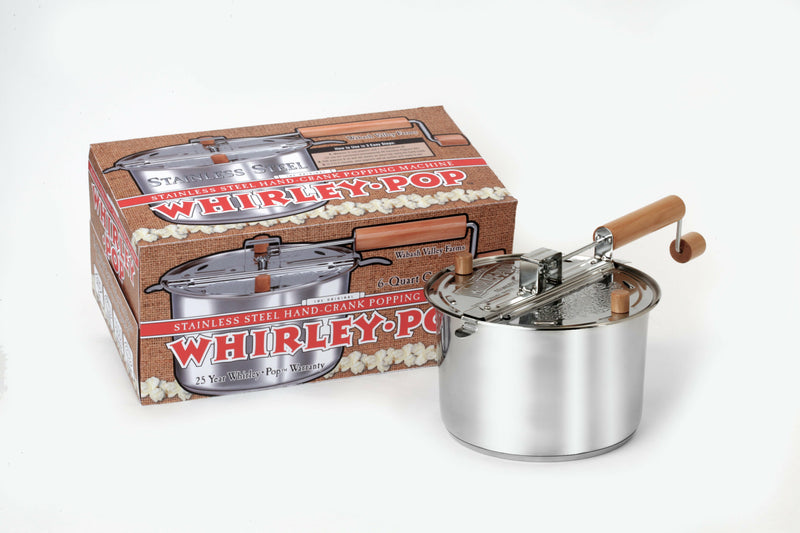 Whirley-Pop | Stainless Steel Induction Popcorn Popper.