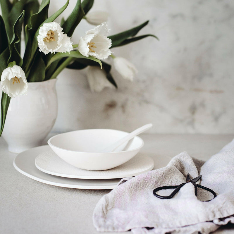 Looks Like White | Organic Dinnerware Collection.