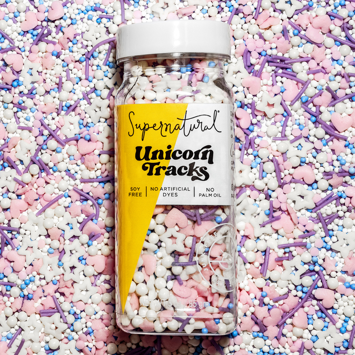 Supernatural | Dye-Free Unicorn Tracks Sprinkles