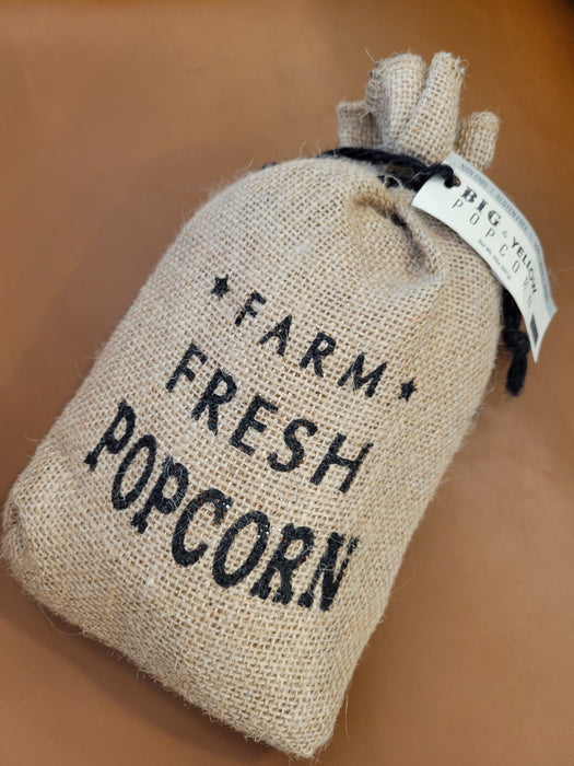 Wabash Family Farms | 2lb Non-GMO Popping Corn in Burlap Sack