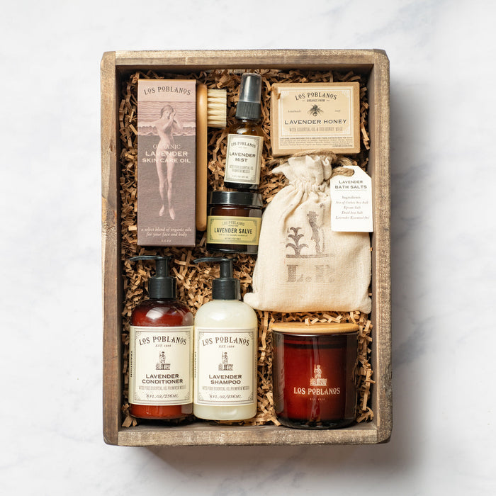 Los Poblanos | Relax + Restore Crate Gift Set