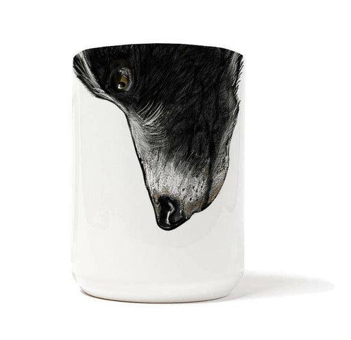 Border Collie Snout Mug: 11 oz.