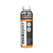 Thinksport | All Sheer Mineral Sunscreen Spray SPF 50.