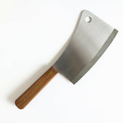 Lamson | 7.25" Meat Cleaver with Walnut Handle.