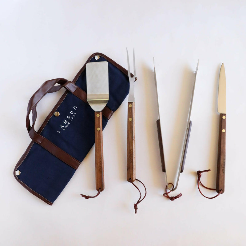 Lamson | 15" Tail-Gater 4-Piece Barbecue Set.