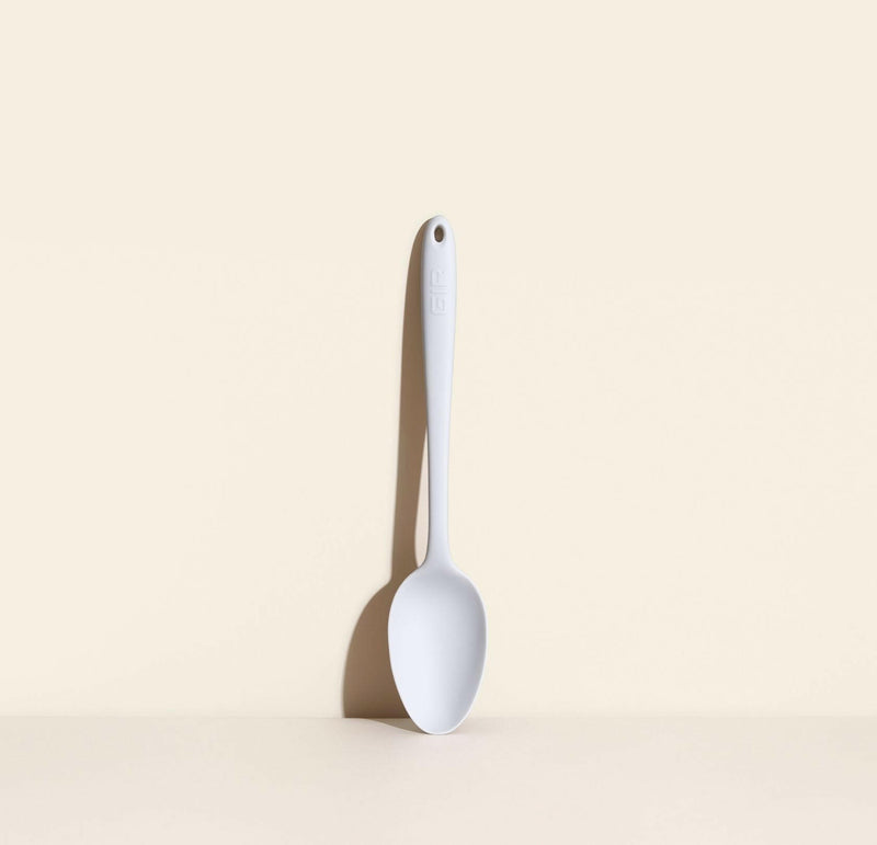 GIR | Ultimate Spoon - Navy, a versatile kitchen tool for mixing and serving, featuring a deep bowl and flexible edges, ideal for non-stick surfaces.