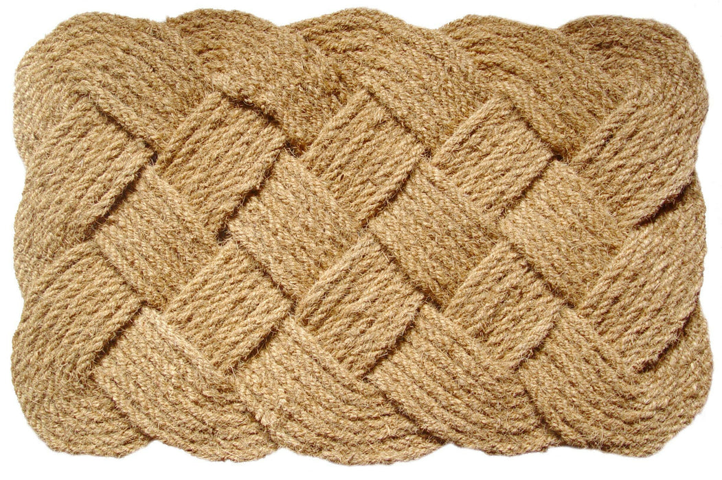 Entryways | 24" x 36" Knot-ical Handwoven Coconut Fiber Doormat.