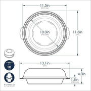 Nordic Ware | Naturals High Domed Covered Pie Pan.