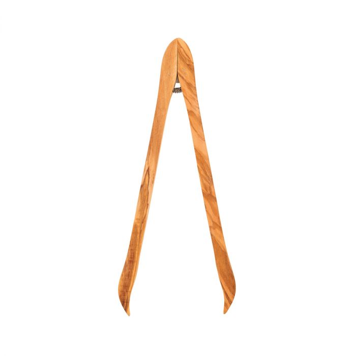 Italian Olivewood Serving Tongs