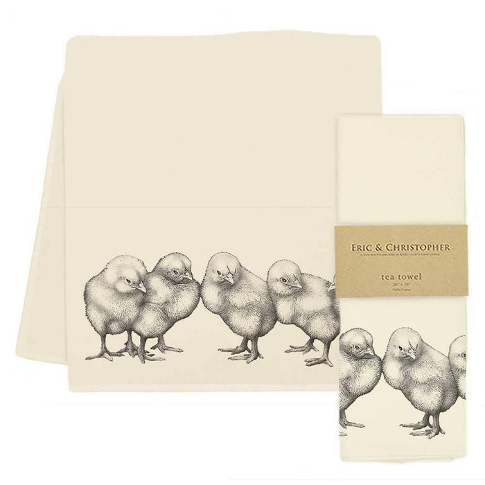 Eric and Christopher | Baby Chicks 2 Tea Towel.