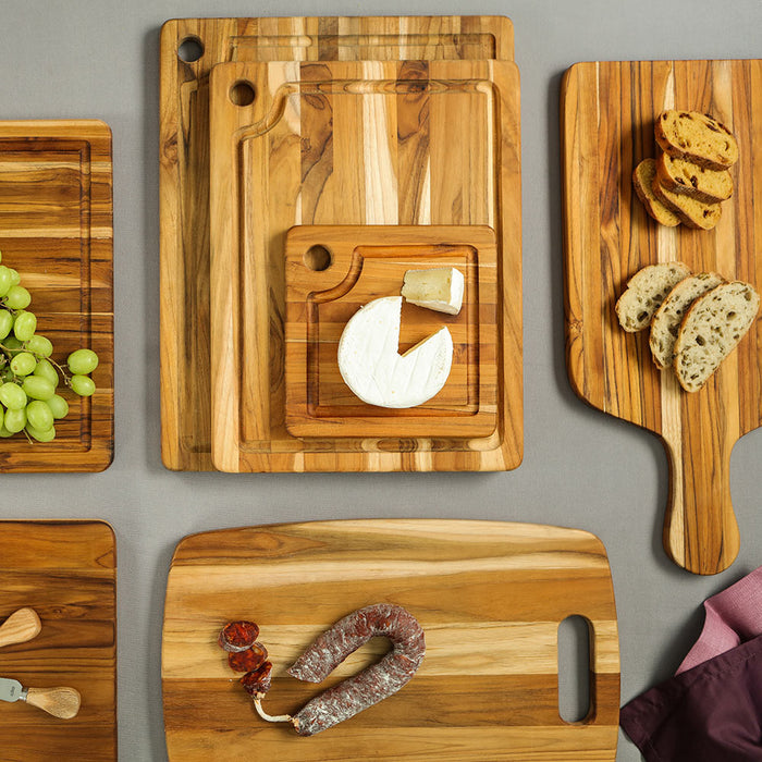 Teakhaus | Rectangle Marine Cutting Board with Juice Canal