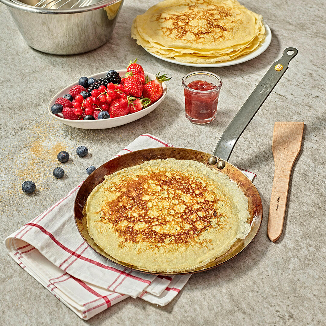 de Buyer Mineral B Carbon Steel Crepe Pan - Thumbnail 4
