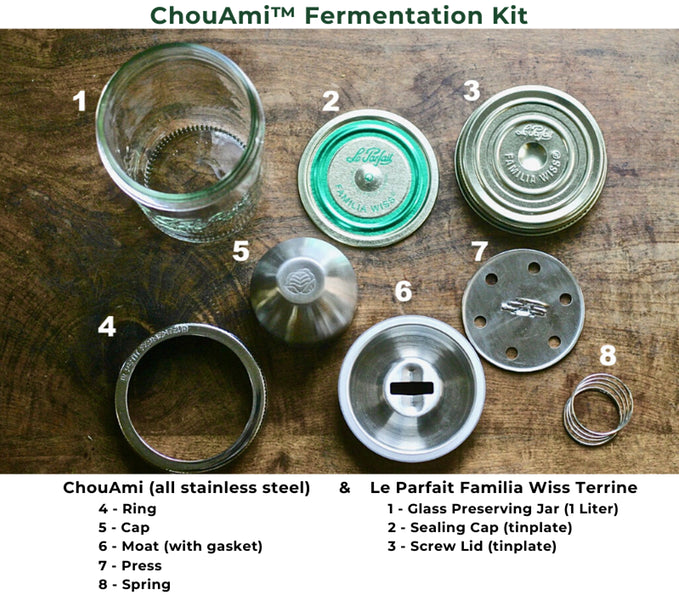 Le Parfait ChouAmi Fermentation Kit - Thumbnail 3