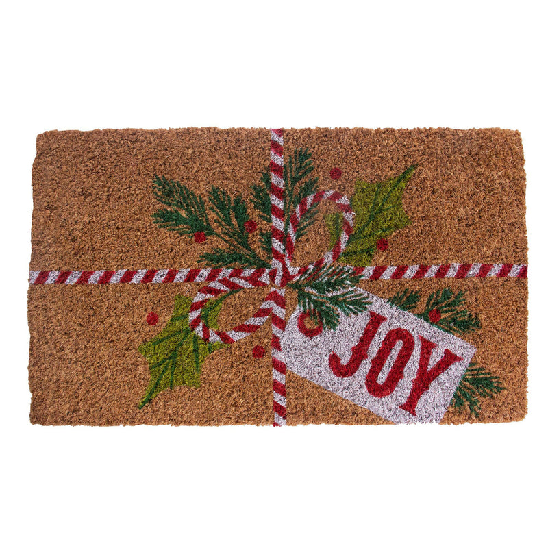 Gift of Joy Handwoven Coconut Fiber Doormat.