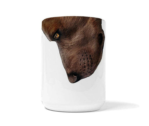 Chocolate Labrador Snout Mug: 11 oz.