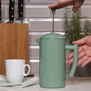 Frieling | Double-Walled French Press - Sunshine Yellow, a stylish coffee maker enhancing kitchens, offers rich brews with an efficient filter system.