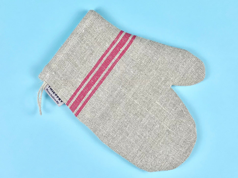 Thieffry | Monogramme Linen Oven Mitts + Pot Holders